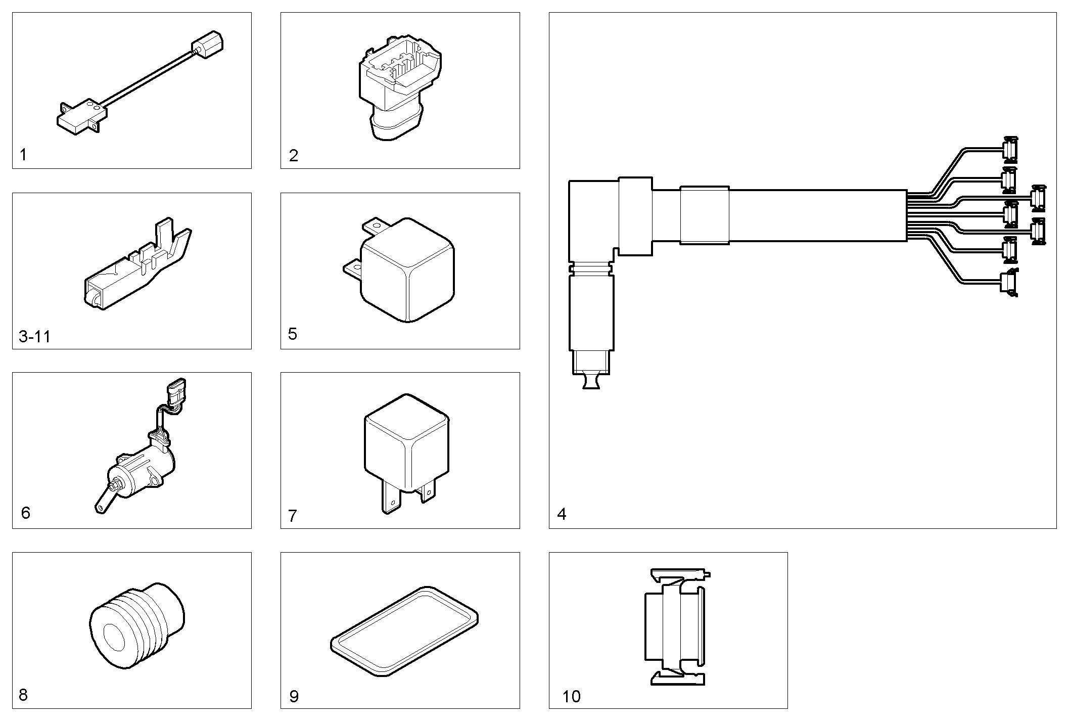 ACCESSORIES - C10ENTX20.00A802 CURSOR 10 - TIER 3 parts diagram