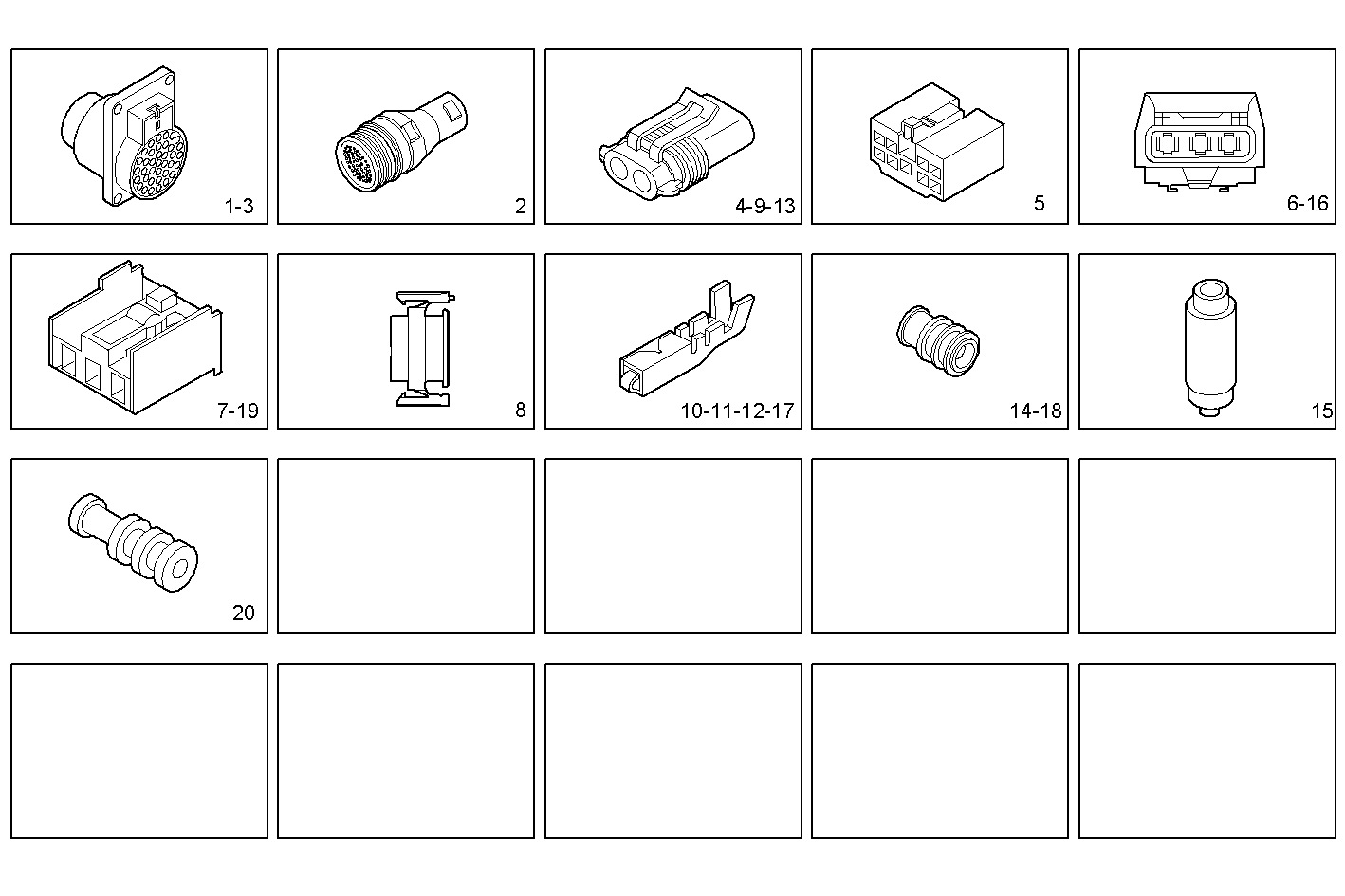 ACCESSORIES - C78ENTC25.00A003 CURSOR 8 - EURO 3 parts diagram