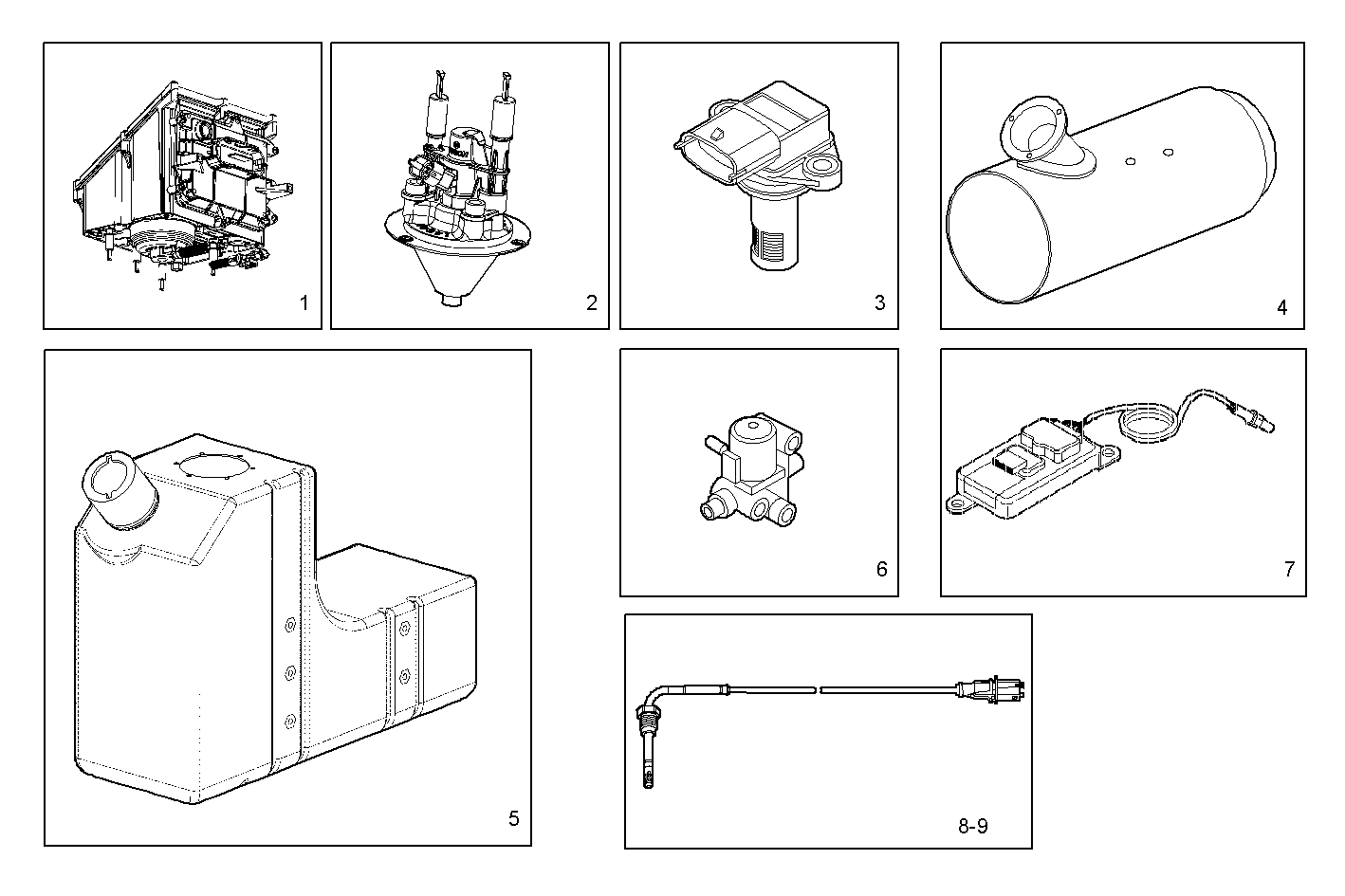 ACCESSORIES - N40ENT426.00A001 NEF 4 electron. - EURO 4 parts diagram