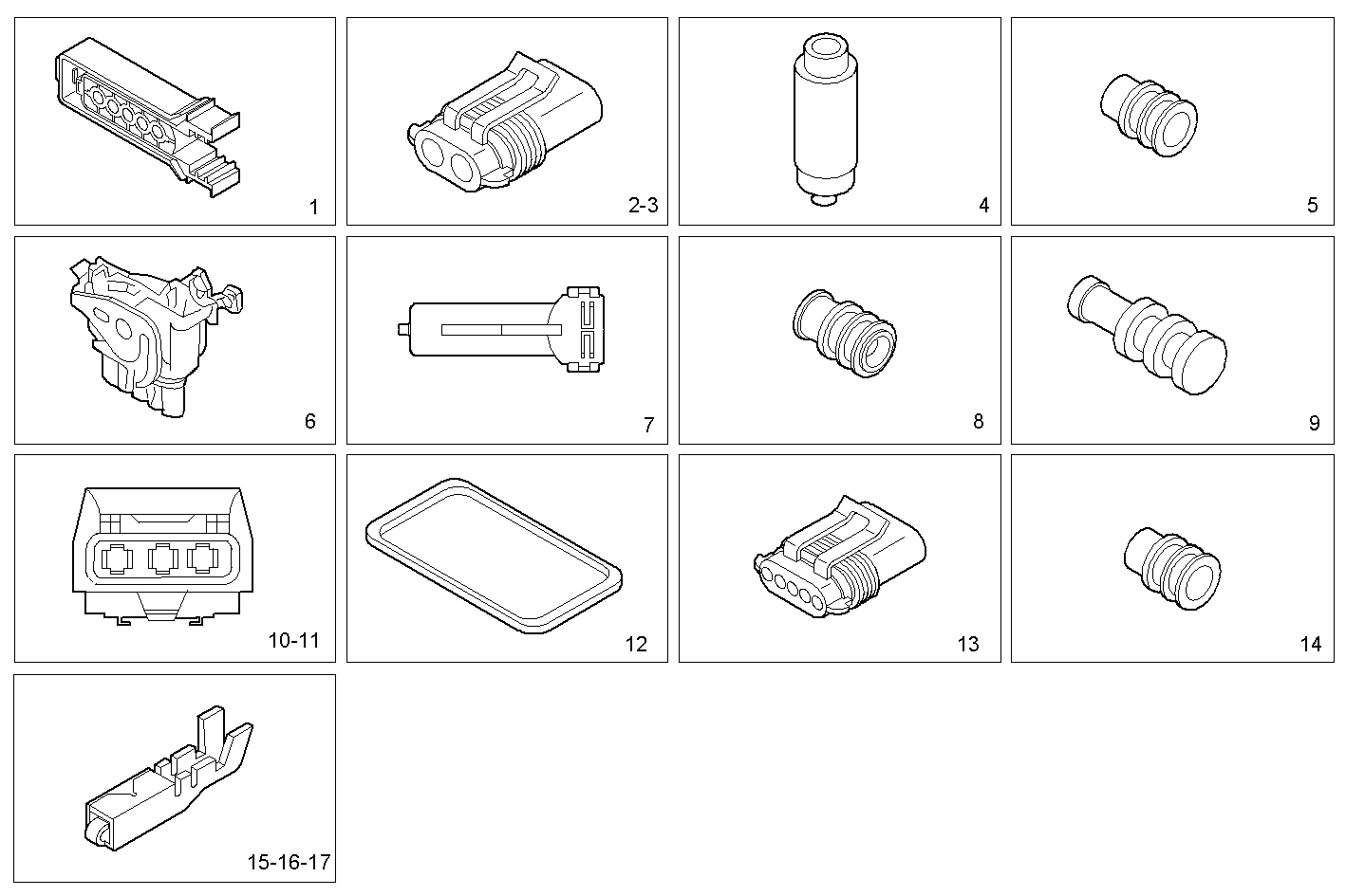 ACCESSORIES - N40ENT426.00A001 NEF 4 electron. - EURO 4 parts diagram