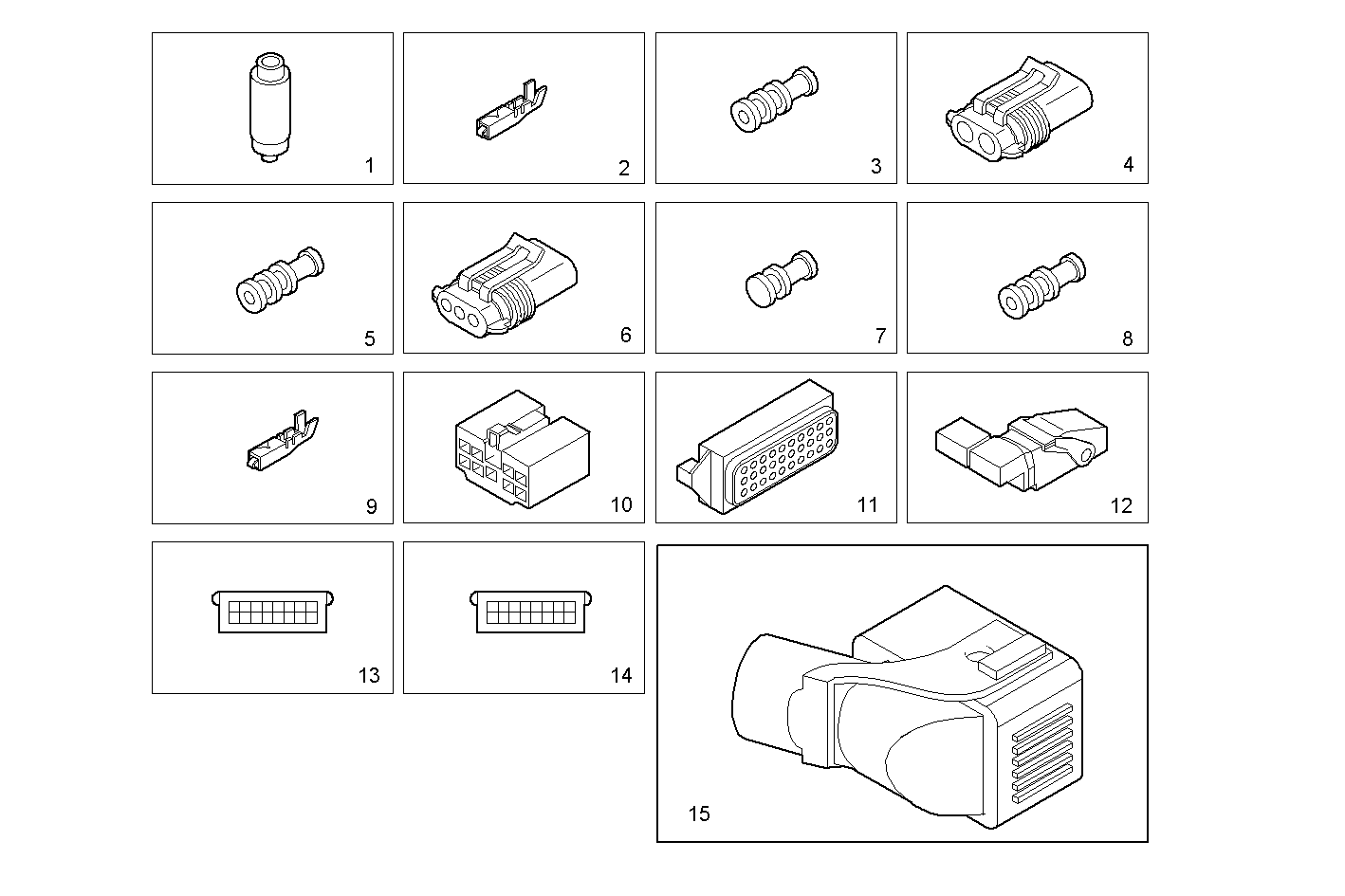 ACCESSORIES - N40ENT426.00A001 NEF 4 electron. - EURO 4 parts diagram