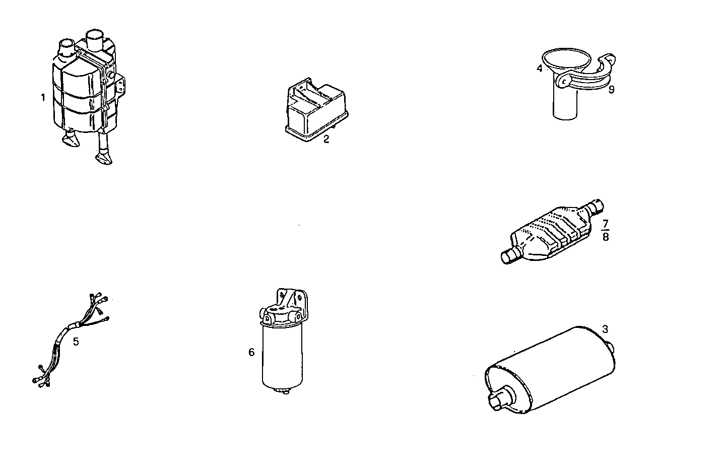 ACCESSORIES - 8140C00.00 8140C00 parts diagram
