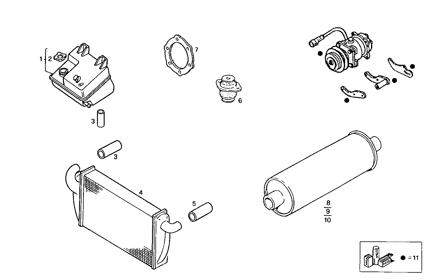 ACCESSORIES - 8040SRC21.11A005 8040SRC21 parts diagram