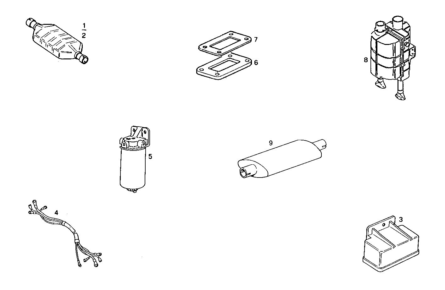 ACCESSORIES - 8141C00.00 8141C00 parts diagram