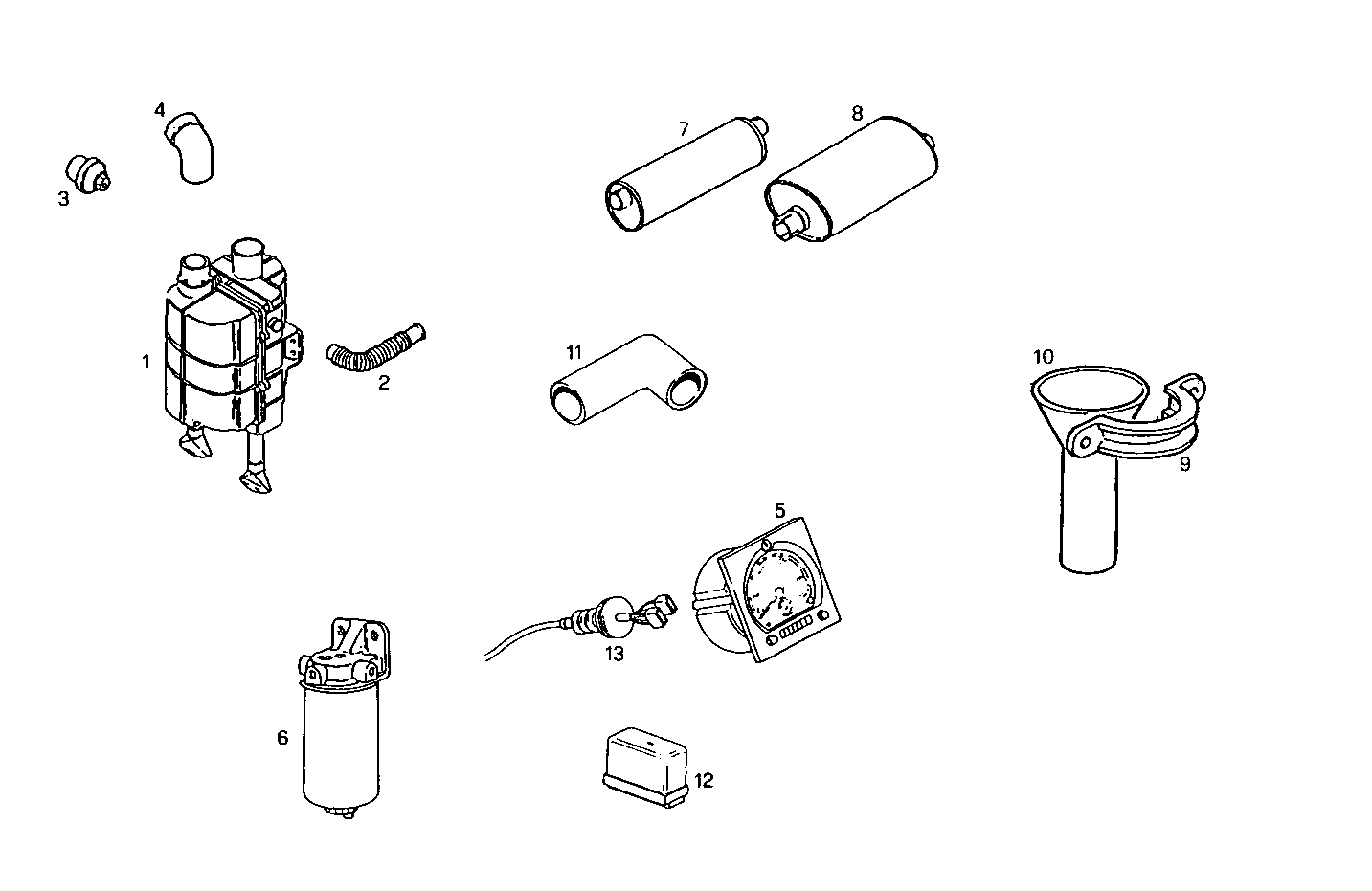 ACCESSORIES - 8140SC23.00A010 8140SC23 parts diagram