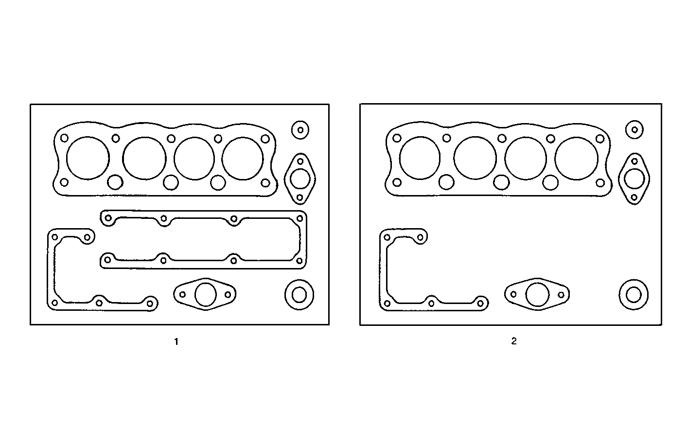 OVERHAUL GASKET SET - 8281SRG75.10 8281SRG75 parts diagram