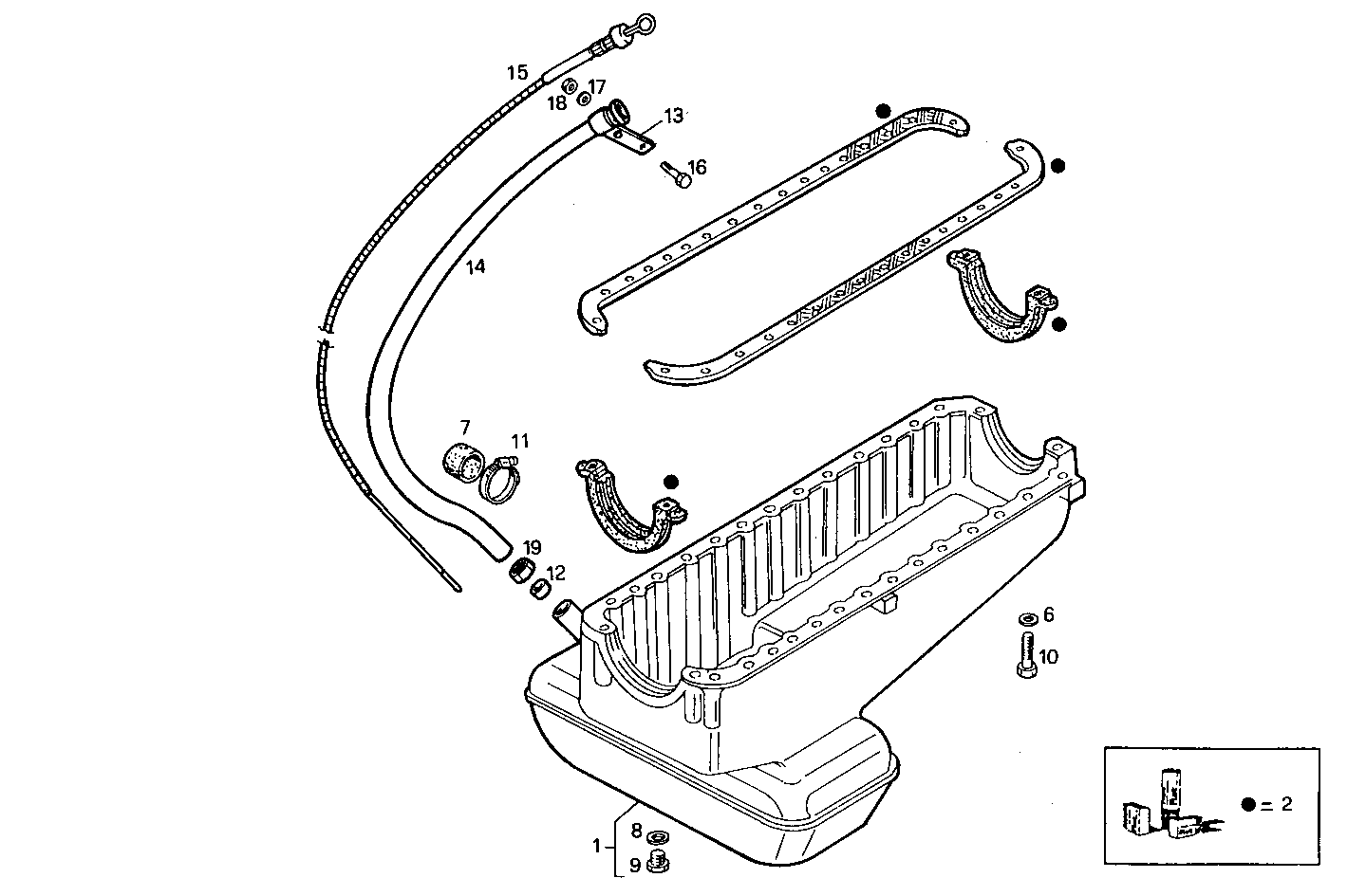 OIL SUMP - 8061C05.01 8061C05 parts diagram