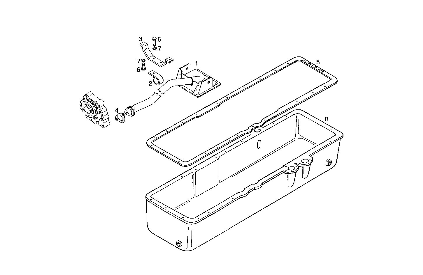 OIL SUMP - 8361SM21.01 8361SM21 parts diagram