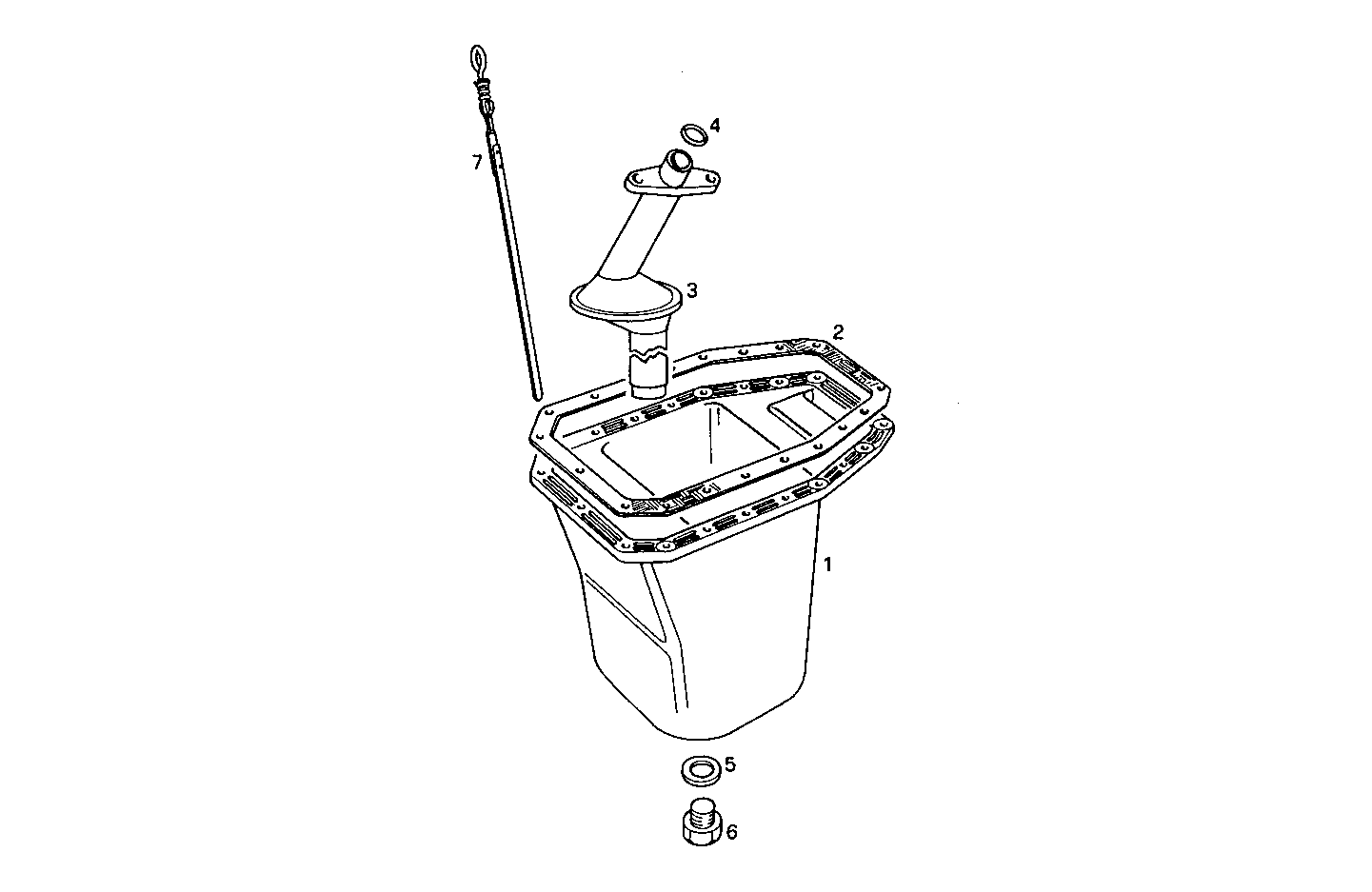 OIL SUMP - 8141i07.01 8141i07 parts diagram