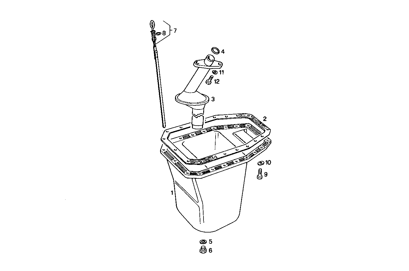OIL SUMP - 8141C00.00 8141C00 parts diagram