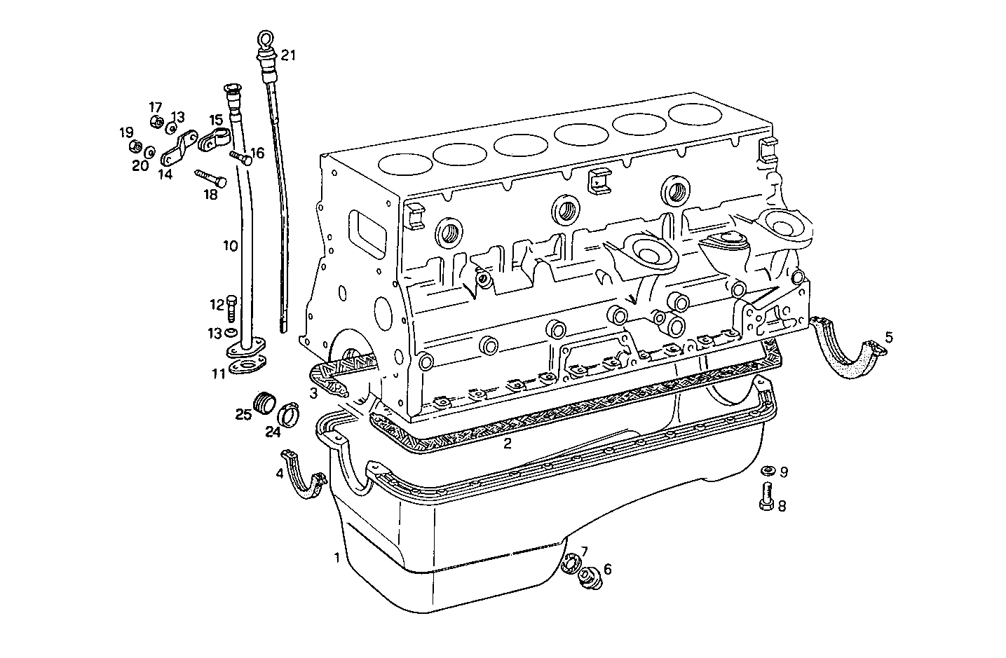 OIL SUMP - 8065SU00.00 8065SU00 parts diagram