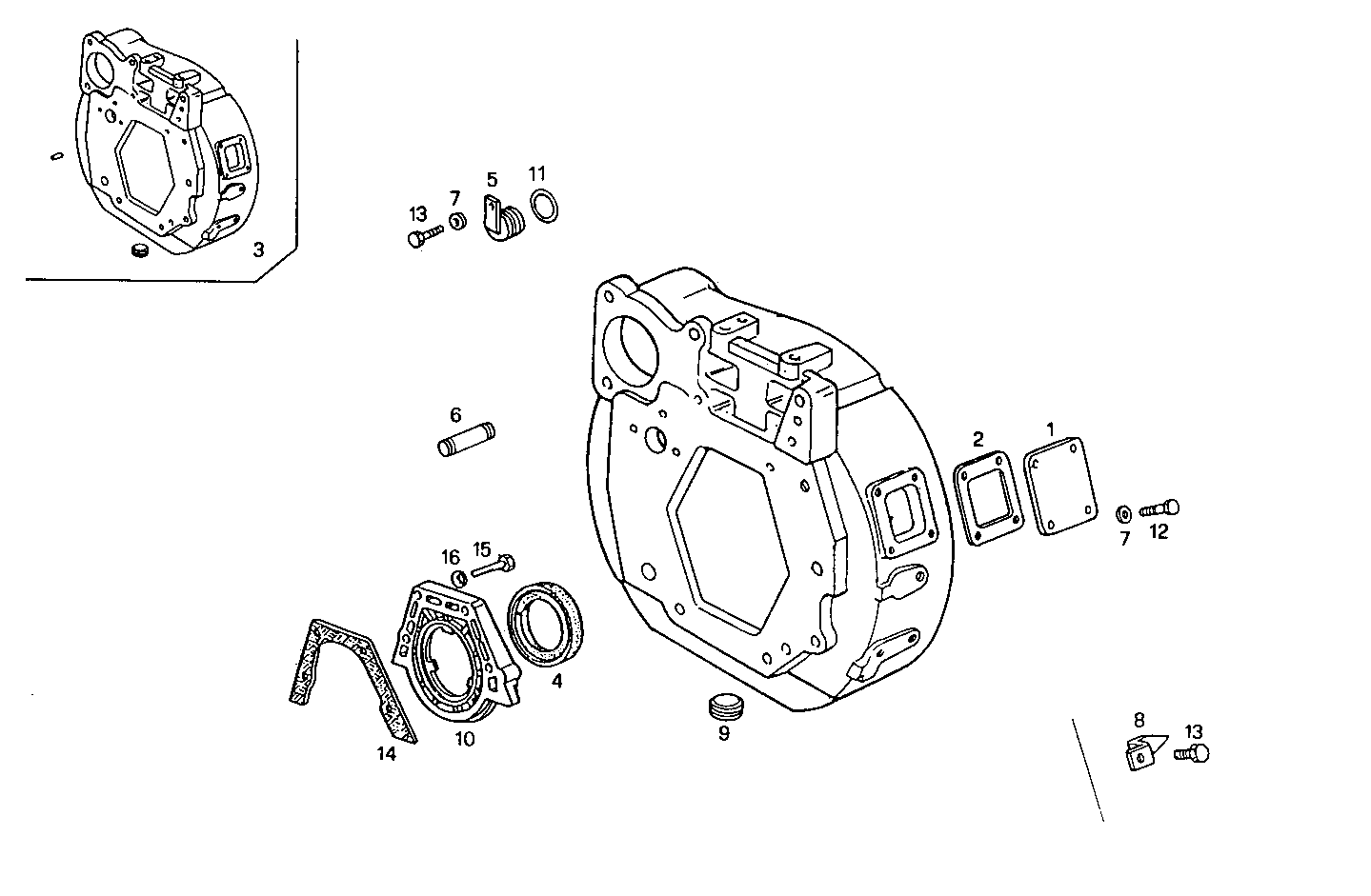 OIL SUMP - 8065SU00.00 8065SU00 parts diagram