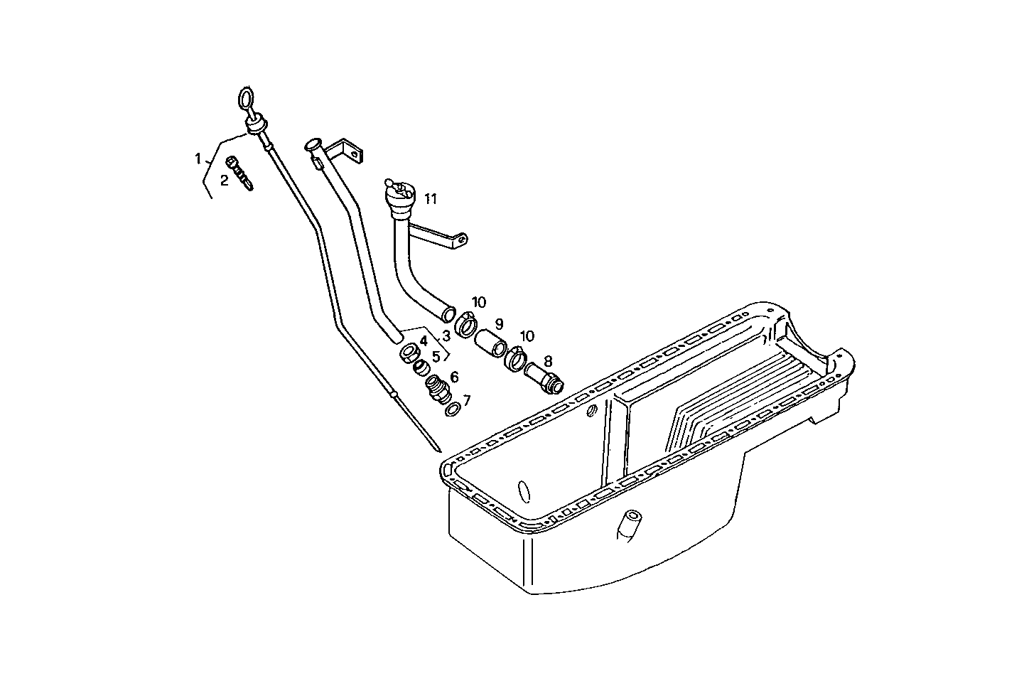OIL SUMP - 8210SRE21.00 8210SRE21 parts diagram