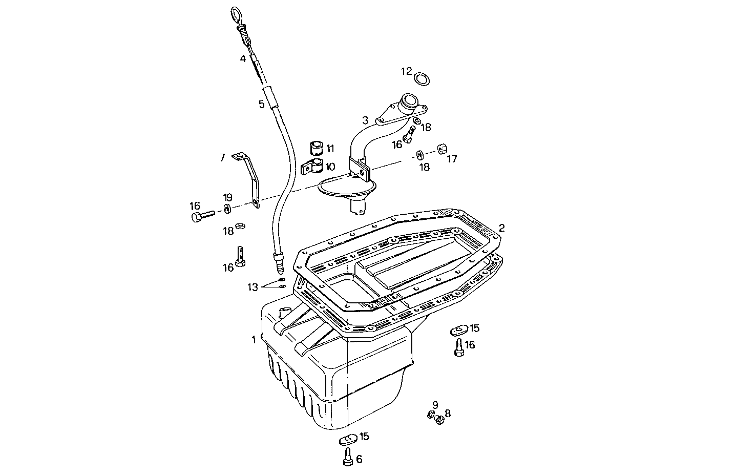 OIL SUMP - 8140SRC20.10 8140SRC20 parts diagram
