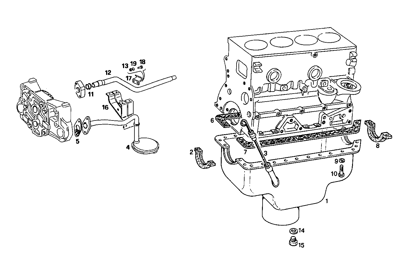 OIL SUMP - 8045SE00.50 8045SE00 parts diagram