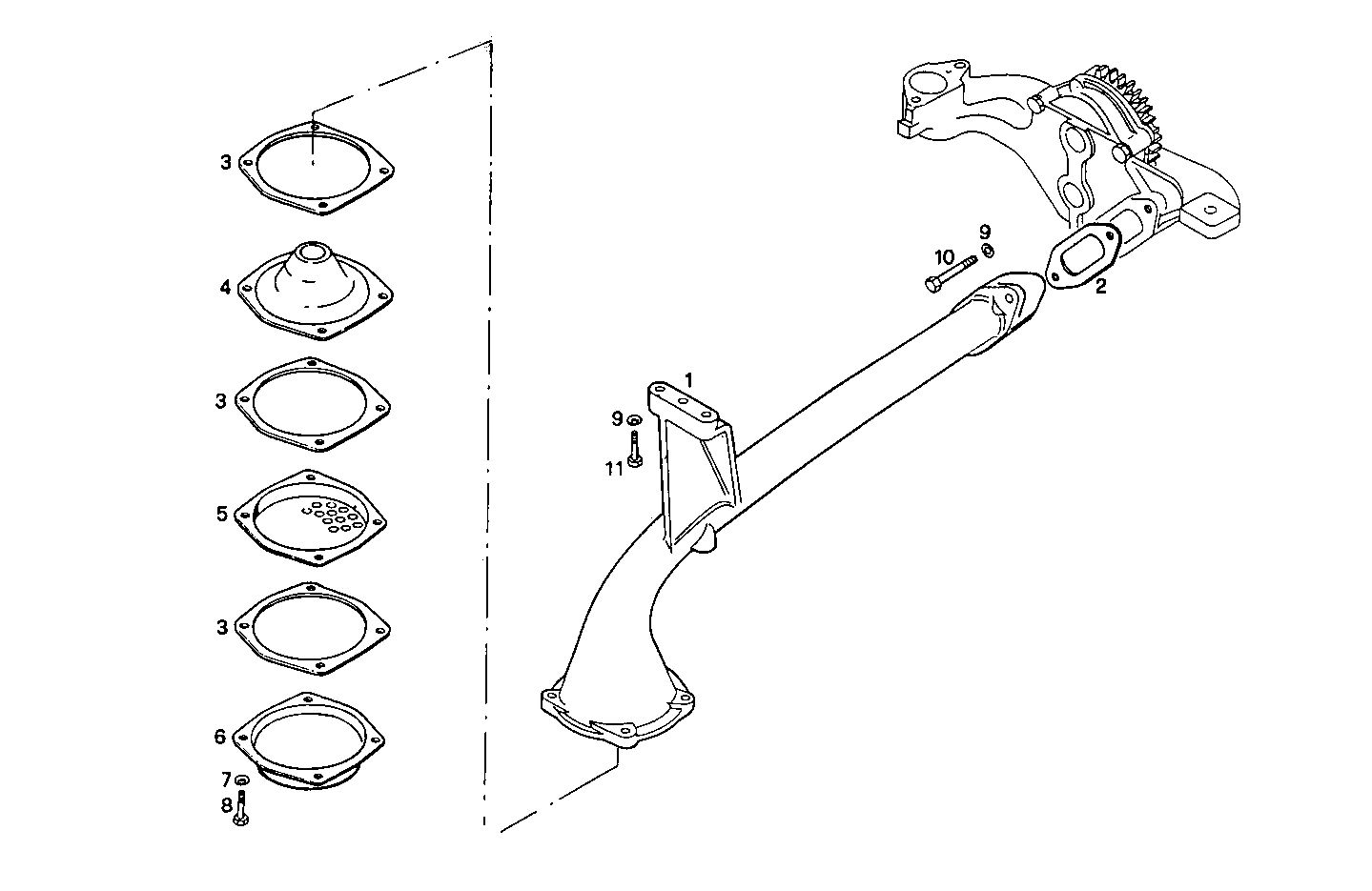 OIL SUMP OVERSIZE - 8281M32.10 8281M32 parts diagram