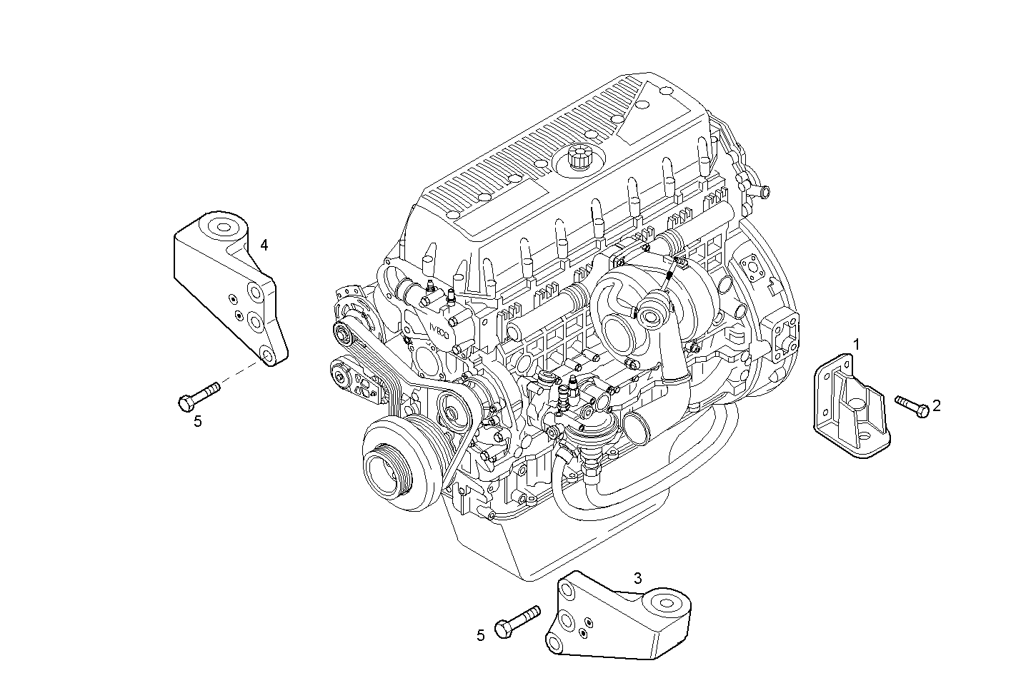 RIGID MOUNTING - C10ENTX20.00A802 CURSOR 10 - TIER 3 parts diagram
