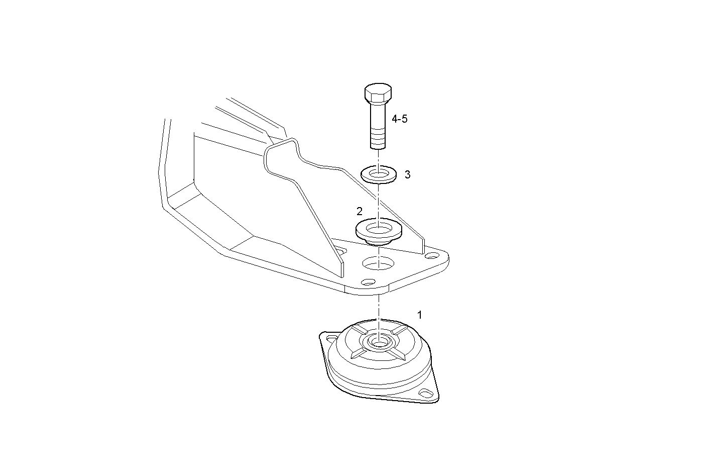 RIGID MOUNTING - C13ENSM33.10 CURSOR 13 parts diagram