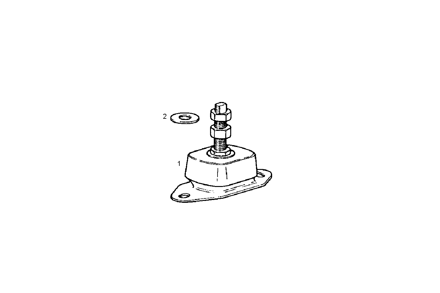 ENGINE SUSPENSION - S30ENTM23.10 SOFIM HPI 3.0L parts diagram