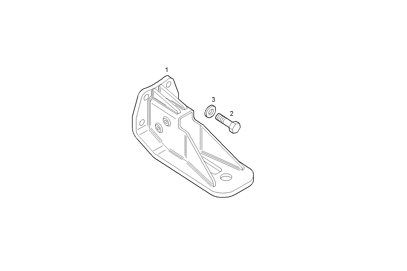 RIGID MOUNTING - CURSOR78TE2.1A002 CURSOR 8 parts diagram