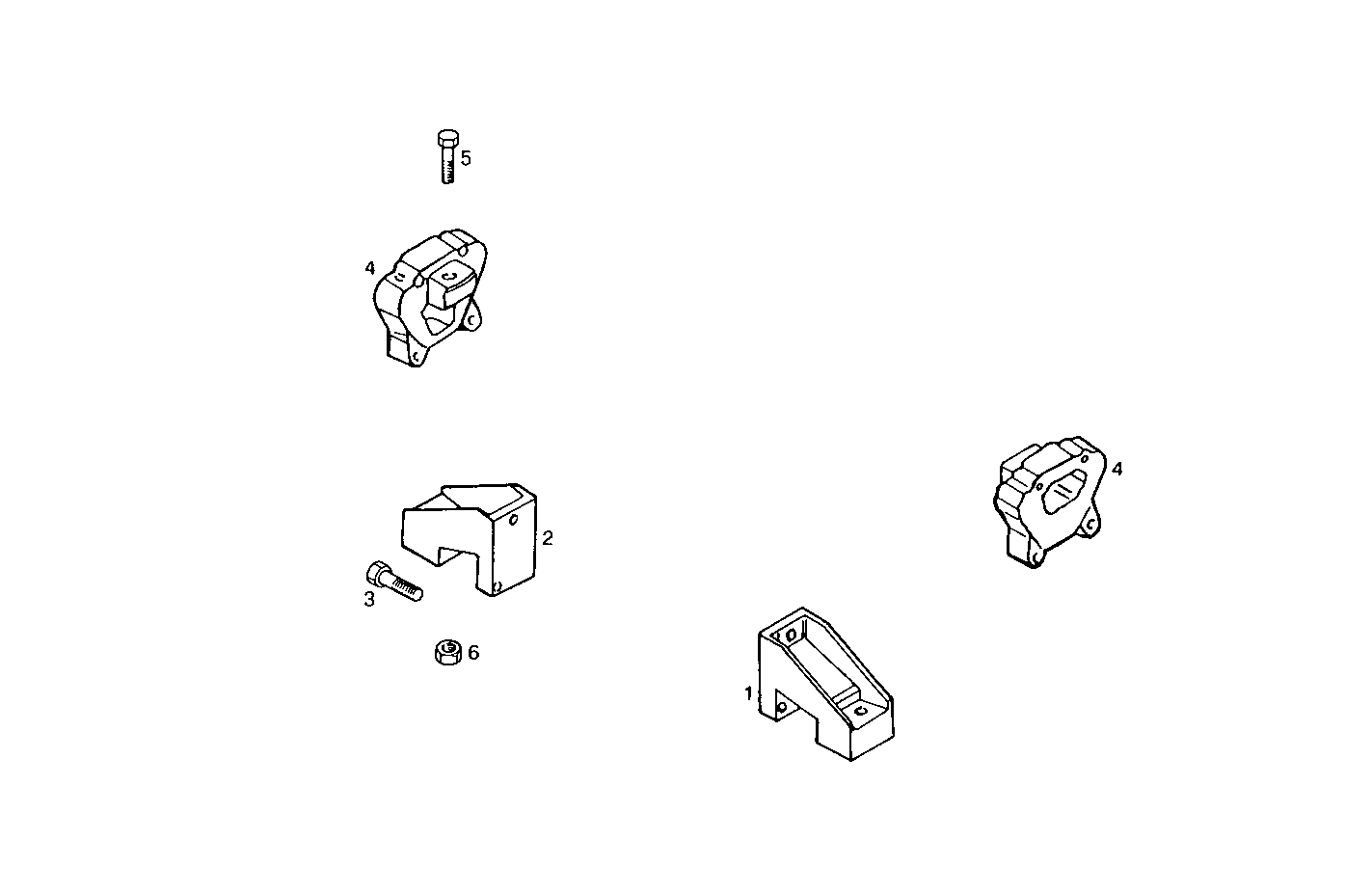ENGINE SUSPENSION - 8360SRC21.00 8360SRC21 parts diagram