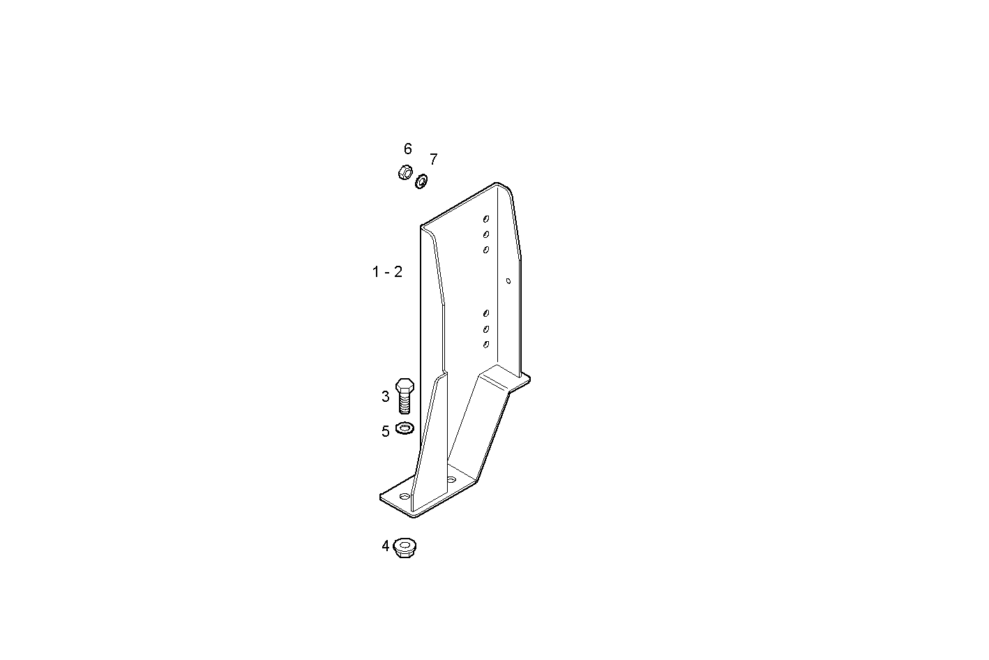 POWER SWITCHBOARD SUPPORT - C87ENTX60.00 CURSOR 9 - TIER 3 parts diagram