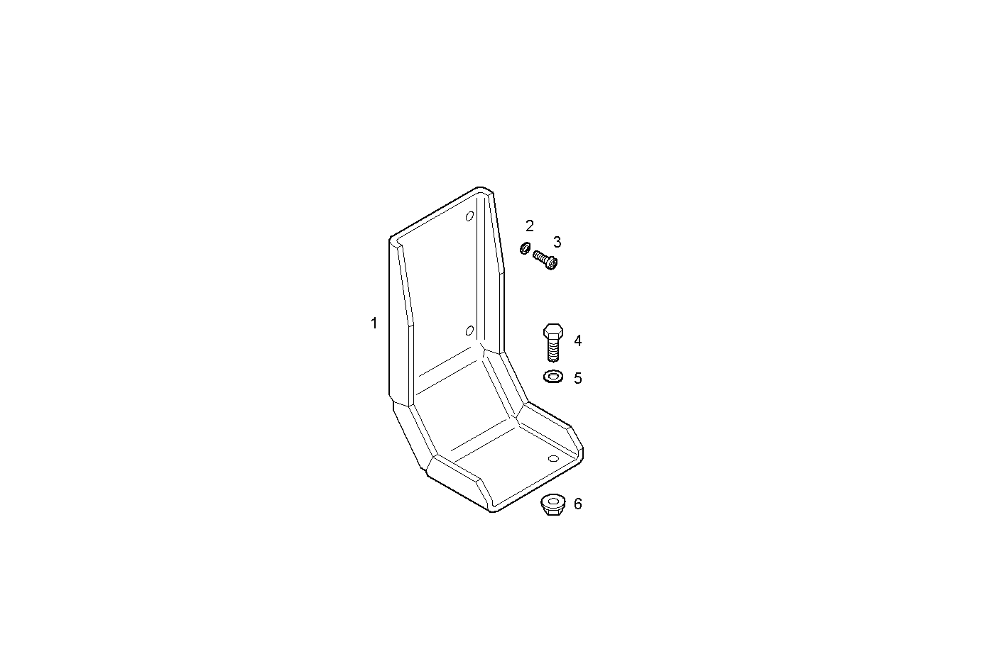 POWER SWITCHBOARD SUPPORT - GENEF60M.R980 NEF 4 mechanic. parts diagram