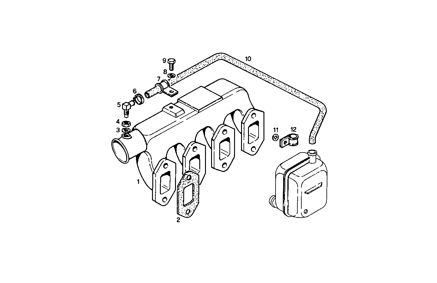 INTAKE MANIFOLD - 8141i67.01 8141i67 parts diagram