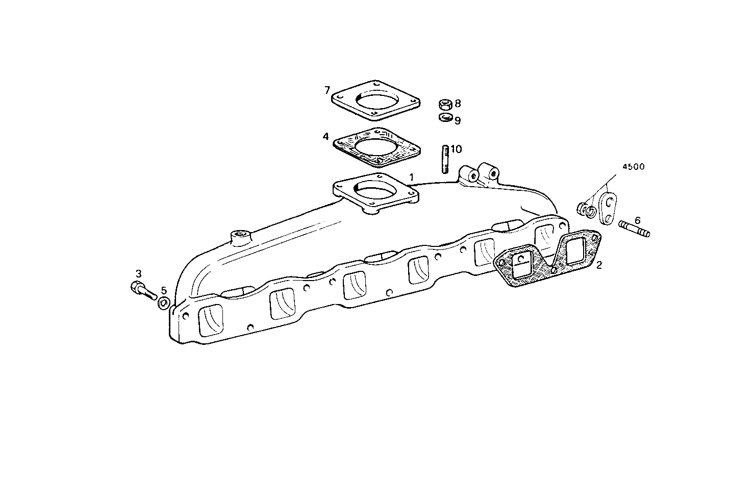INTAKE MANIFOLD - 8065M12.01 8065M12 parts diagram