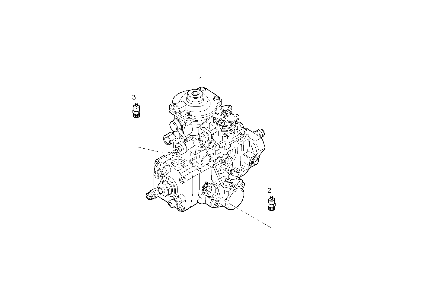 INJECTION PUMP 2200 RPM - N45MNAE00.00A002 NEF 4 mechanic. - TIER 2 parts diagram