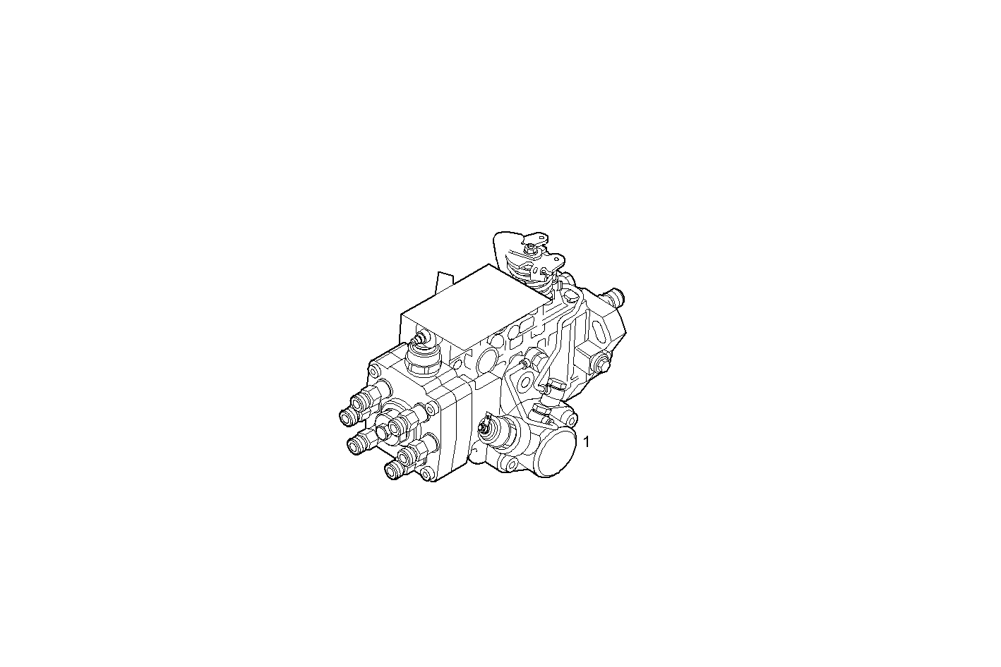 INJECTION PUMP 1800 RPM - N67MNTE60.00 NEF 6 mechanic. - TIER 2 parts diagram