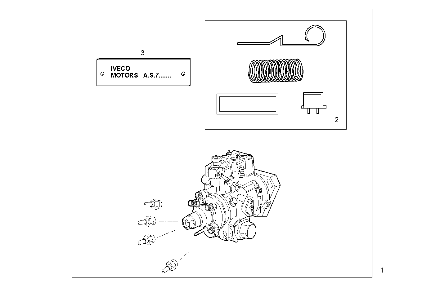 INJECTION PUMP ASSY - N45MNSF40.00 NEF 4 mechanic. parts diagram
