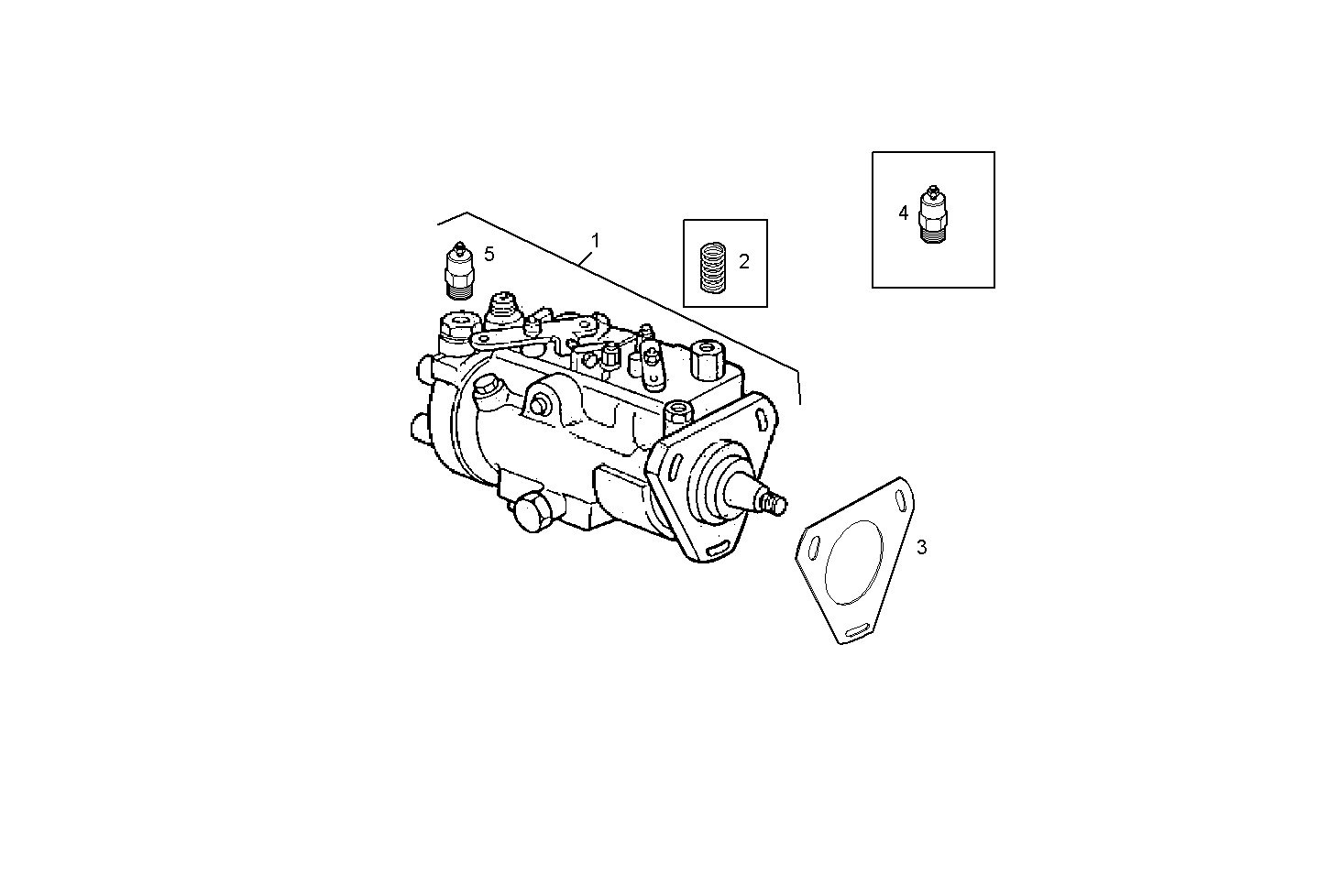 INJECTION PUMP 1800 RPM - 8041i06.55A520 8041i06 parts diagram