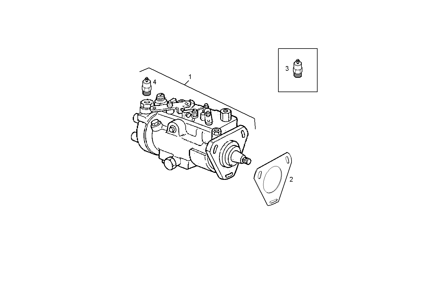 INJECTION PUMP 1500 RPM - 8041i06.55A550 8041i06 parts diagram