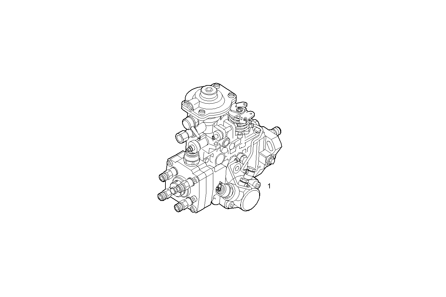 INJECTION PUMP 1800 RPM - N67MNSI80.00 NEF 6 mechanic. parts diagram