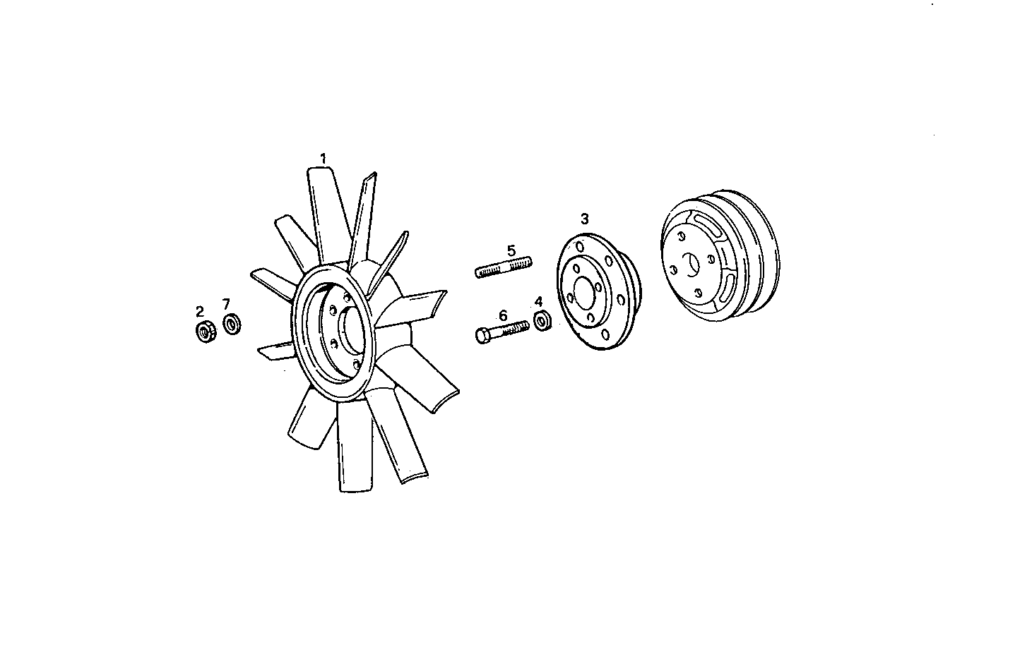 PULLER FAN - 7675Si10.05 7675Si10 parts diagram