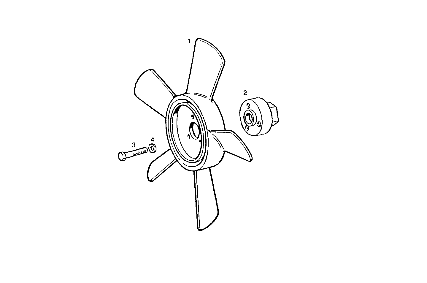 PULLER FAN - 7675U00.00 7675U00 parts diagram