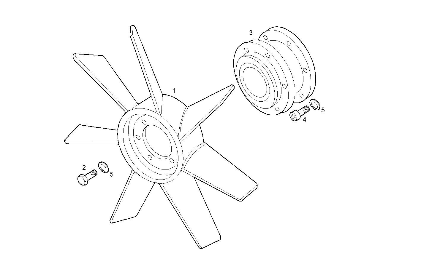 PULLER FAN - C87ENTX20.00 CURSOR 9 - TIER 3 parts diagram