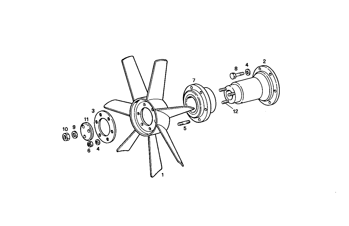 PUSHER FAN - PU8281Si10.00A101 PU8281SI10 parts diagram