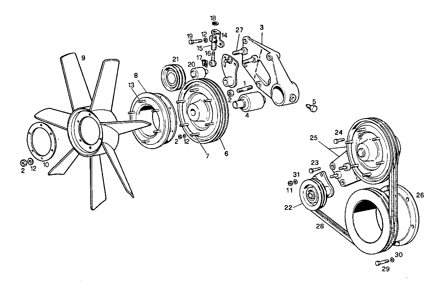 PUSHER FAN - 8281Si10.00 8281Si10 parts diagram