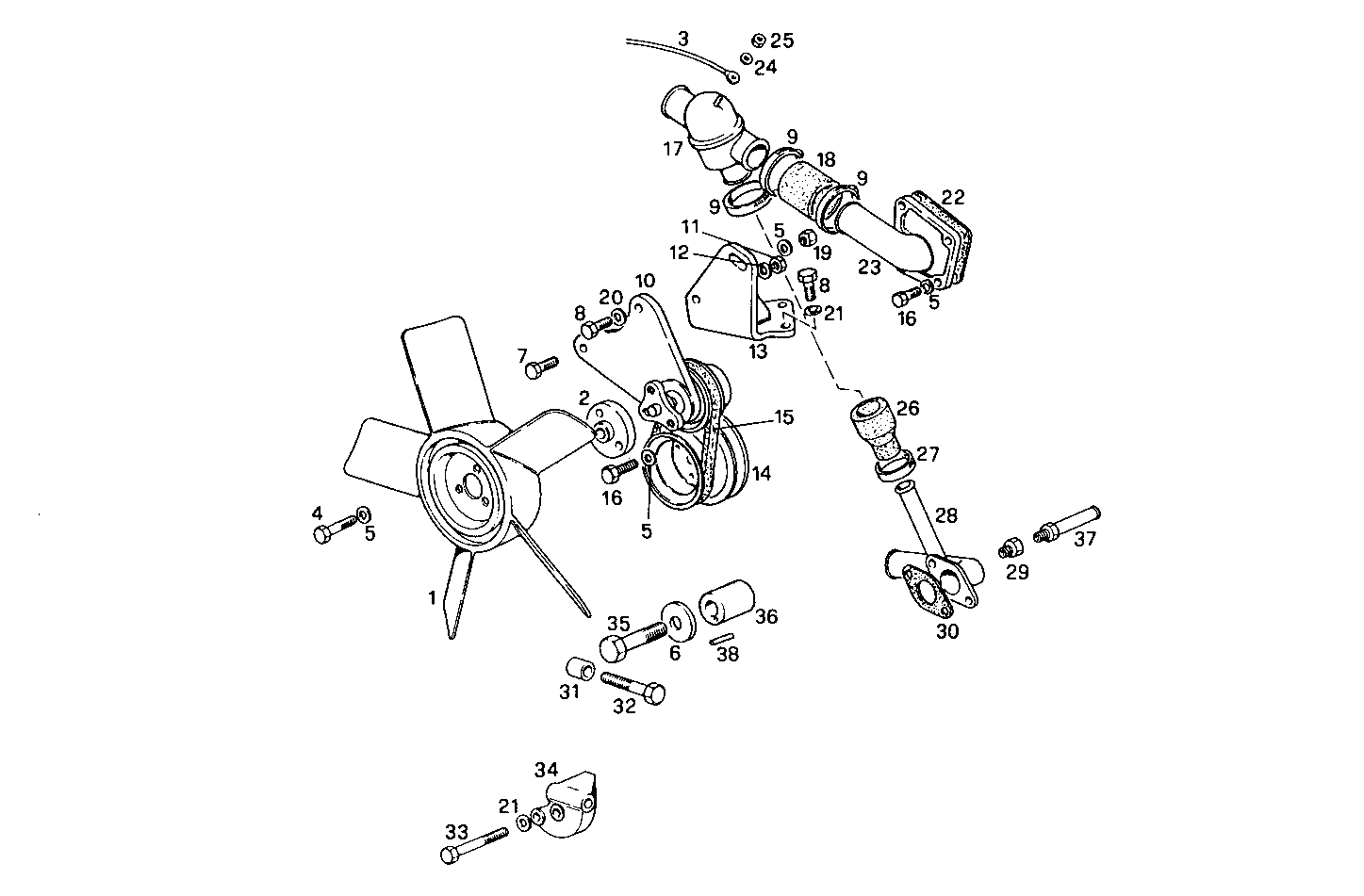 PUSHER FAN - 8141i07.01 8141i07 parts diagram