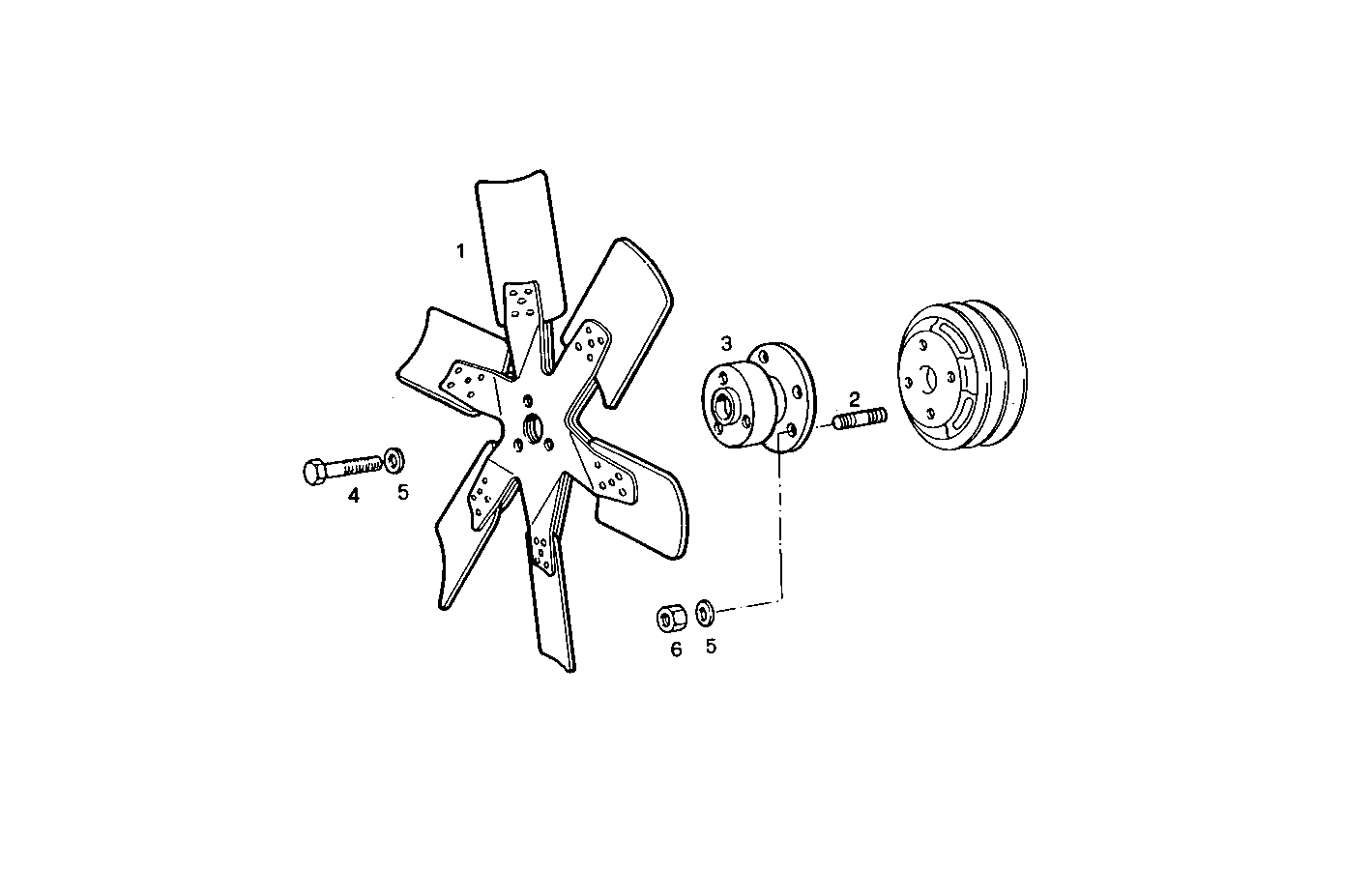 PUSHER FAN parts diagram