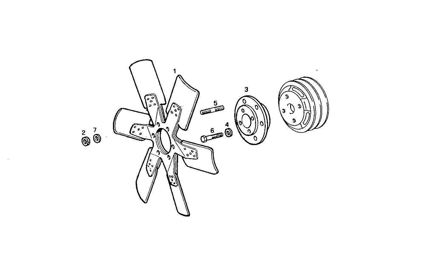 PUSHER FAN parts diagram