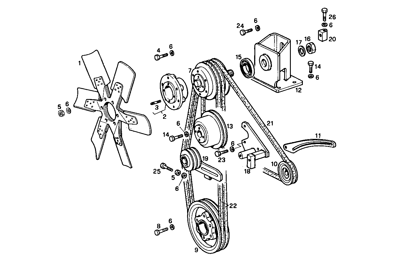 PUSHER FAN - 8361Si10.00 8361SI10 parts diagram