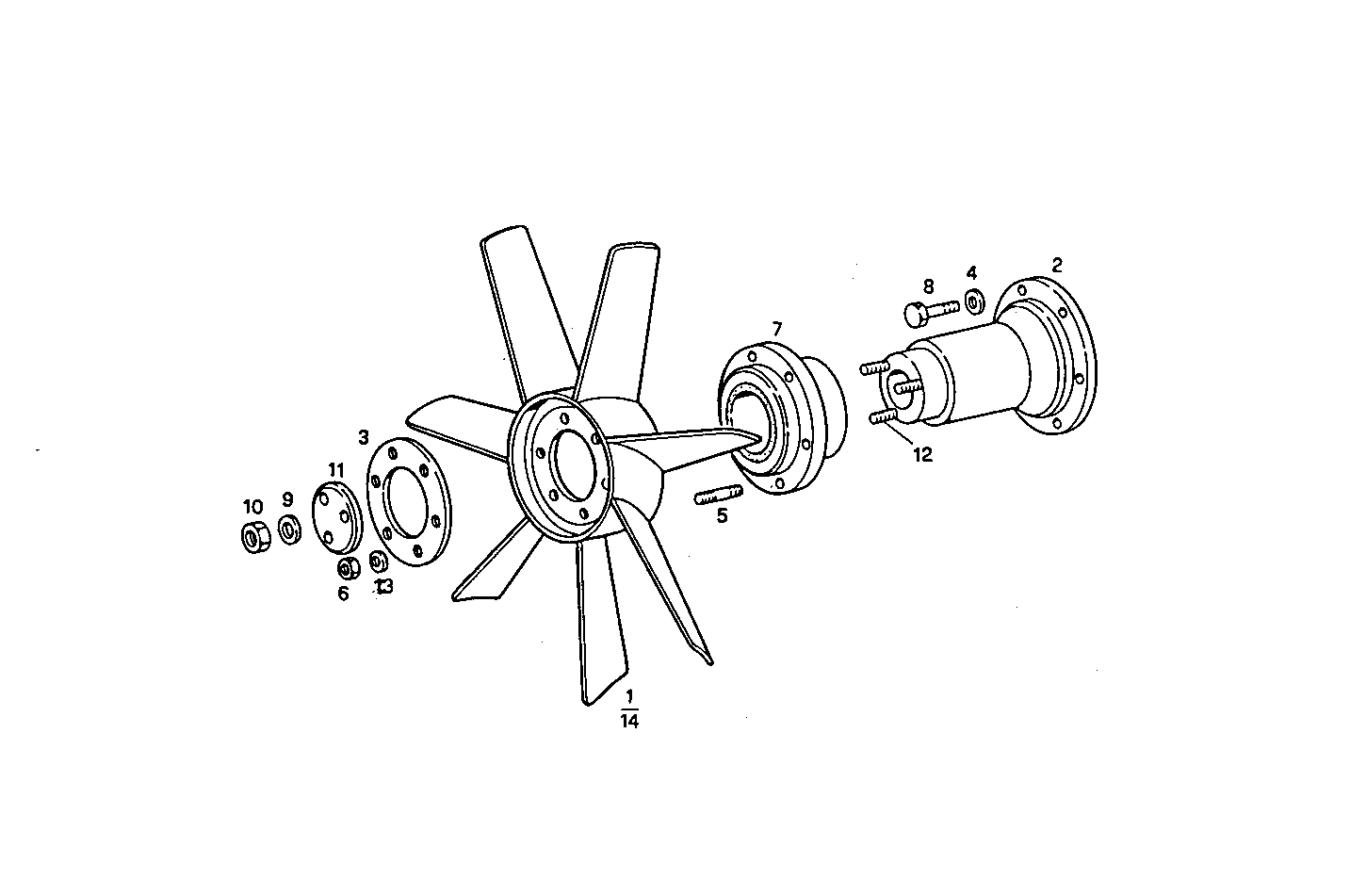 PUSHER FAN - 8281SRE10.00 8281SRE10 parts diagram
