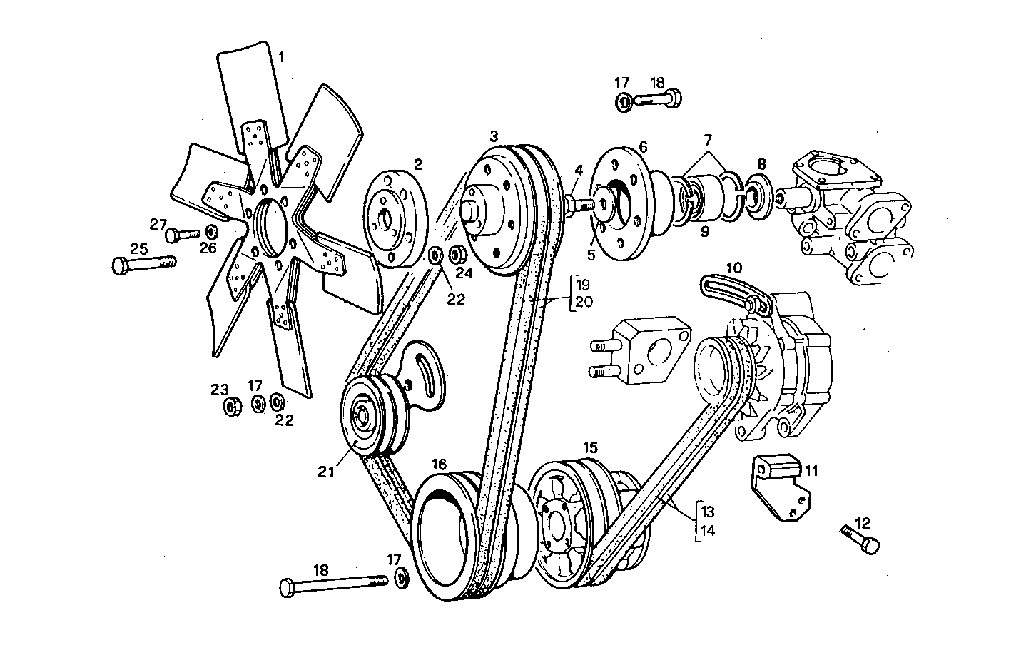 OVERSIZE PUSHER FAN - 8061i25.00 8061i25 parts diagram