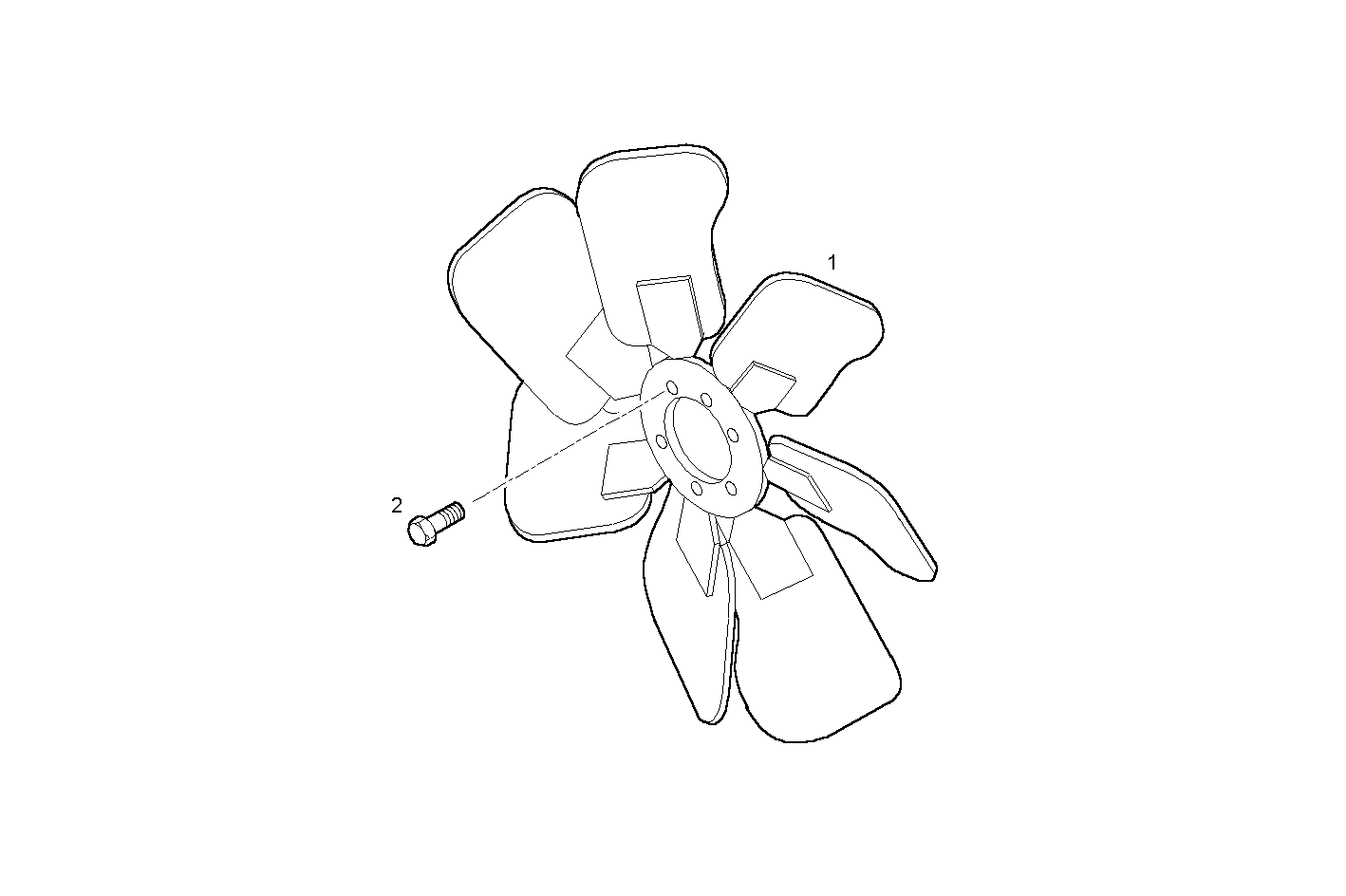 FAN - GENEF200E.A552 NEF 6 electron. parts diagram
