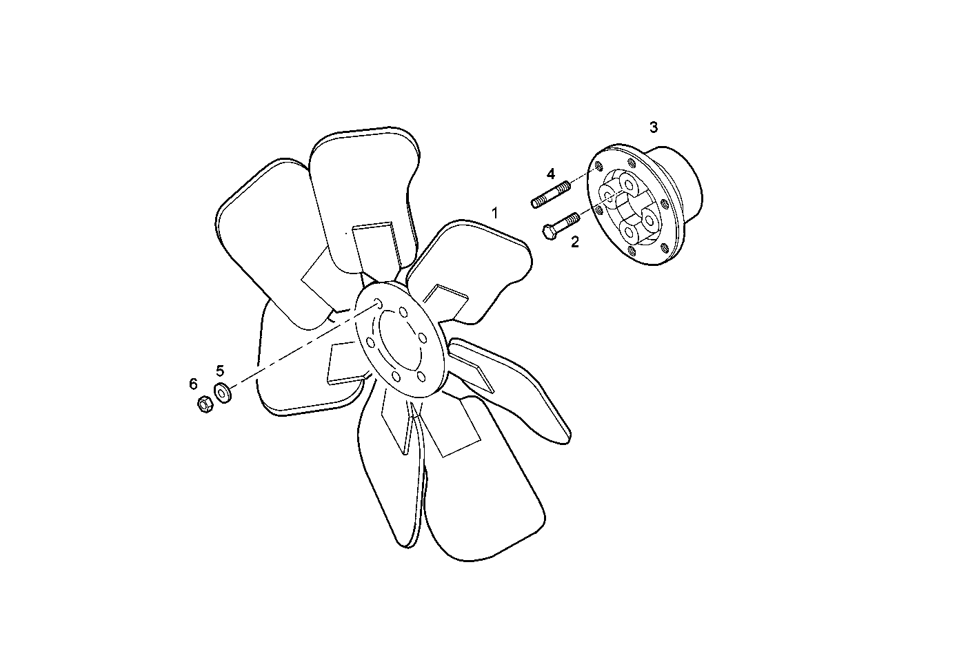 PUSHER FAN - N60ENTD20.00 NEF 6 electron. - TIER 2 parts diagram