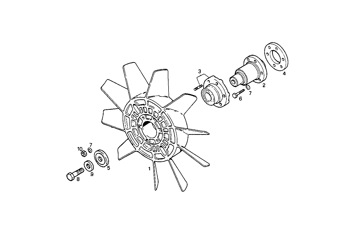 PULLER FAN - 8361Si10.00 8361SI10 parts diagram