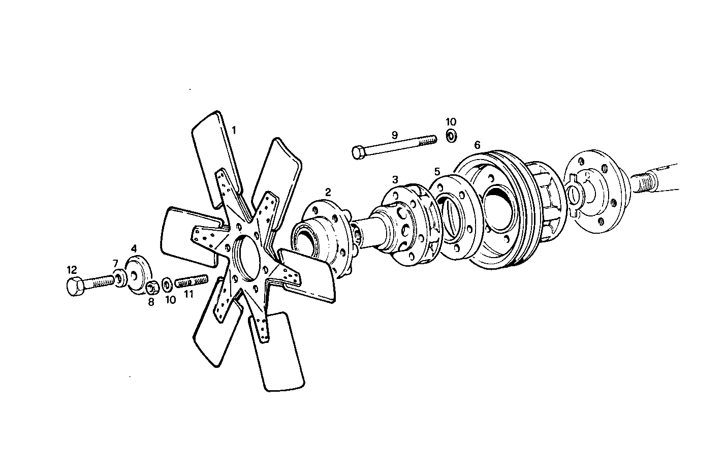 OVERSIZE PULLER FAN - 8041i05.00 8041i05 parts diagram